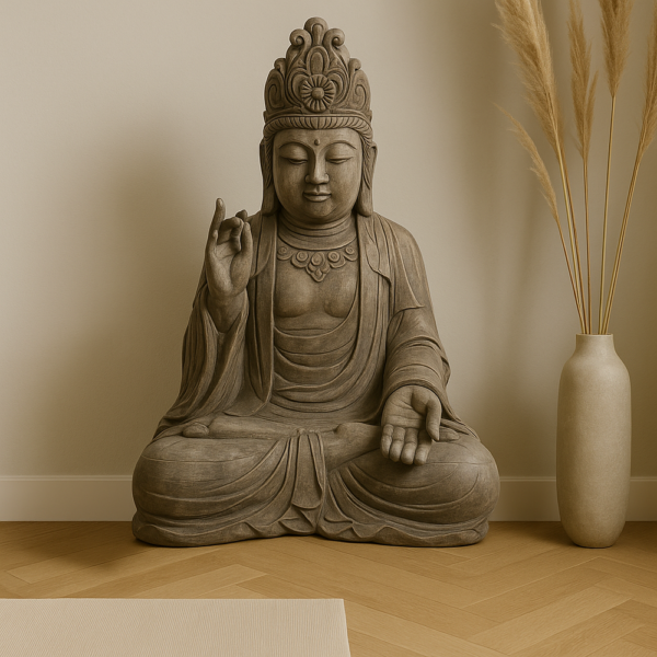 houten Buddha maxi