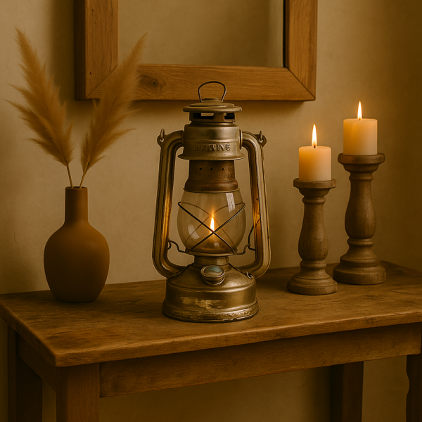 IJzeren olielamp