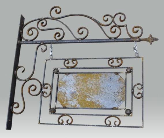 IJzeren uithangbord