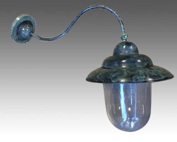 Industriële Lamp Groen Patina