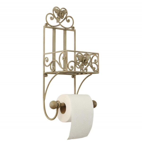 WC Rol Houder Beige IJzer
