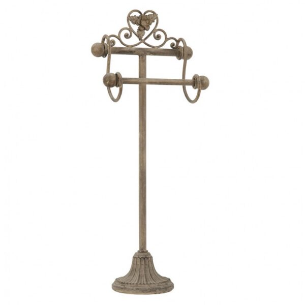 WC Rol Houder Beige/Bruin IJzer