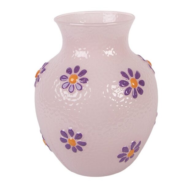 VAAS Ø 13×16 CM ROZE GLAS