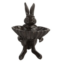 Clayre & Eef Vogelvoederbak 16x13x17 cm Bruin Metaal