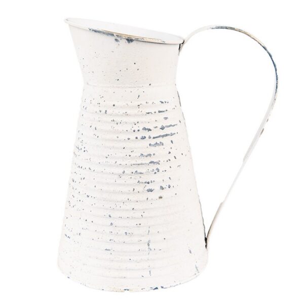 Clayre & Eef Decoratie Kan 20x15x24 cm Beige IJzer Woonaccessoires