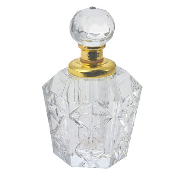 Parfum Flesje 4x4x7 cm Glas Decoratie Flesje