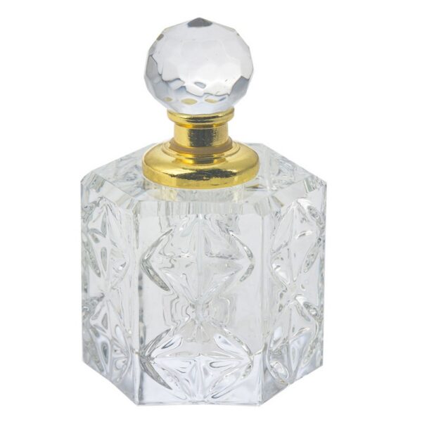 Parfum Flesje 4x4x7 cm Glas Decoratie Flesje