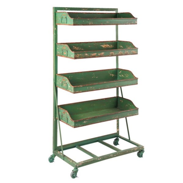 Clayre & Eef Plantenrek Groen IJzer 71x40x133 cm