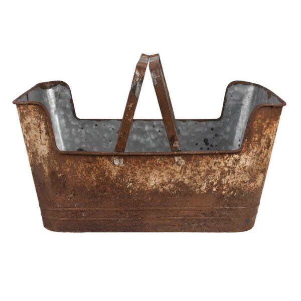 Planthouder 45x28x23 cm Bruin IJzer Bloempot Binnen