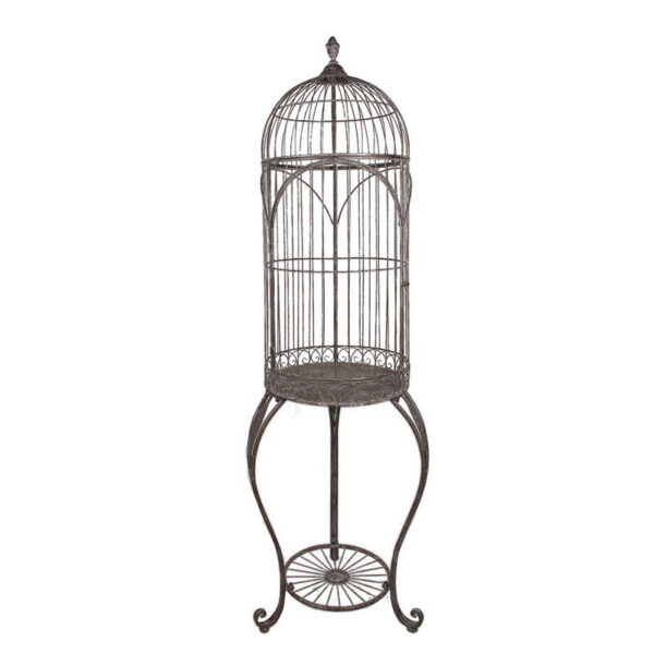 Clayre & Eef Vogelkooi Decoratie Ø 52x187 cm Bruin Metaal