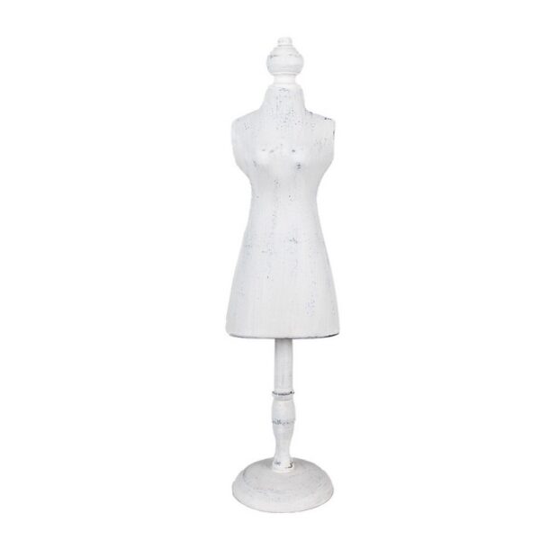 Sieraden Standaard 13x11x51 cm Wit Hout Display Paspop