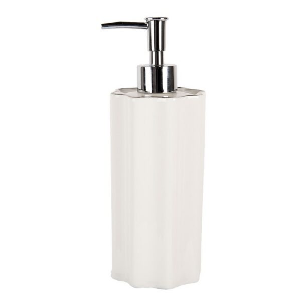 Zeepdispenser 475 ml Wit Keramiek Zeeppompje