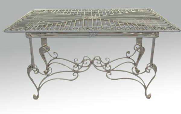 IJzeren Tafel Met Glazen Plaat