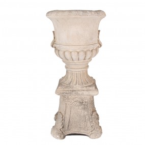 Bloempot 33x33x69 cm Beige Magnesium (MGO) Plantenhouder