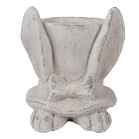 Bloempot Konijn 17x16x19 cm Beige Steen