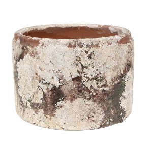 Bloempot Ø 18x11 cm Beige Groen Terracotta
