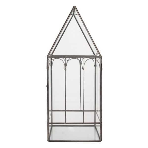 Decoratie Kweekkastje 15x15x38 cm Transparant Metaal