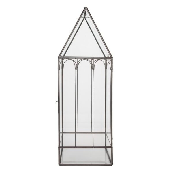 Decoratie Kweekkastje 15x15x45 cm Transparant Metaal