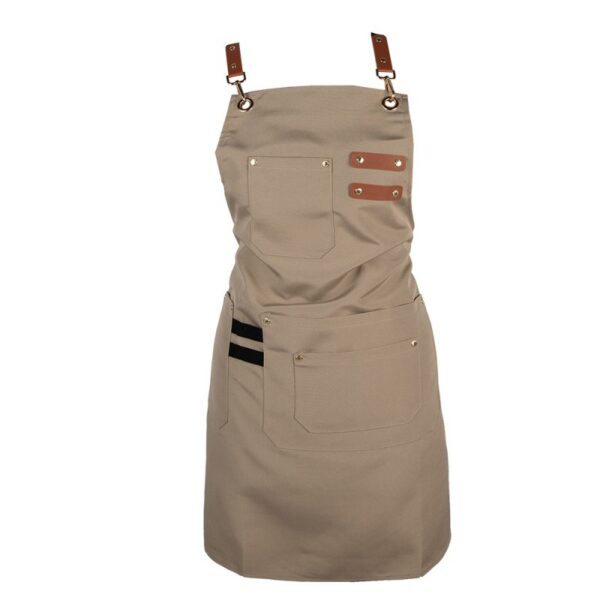 Keukenschort 75x66 cm Beige Polyester