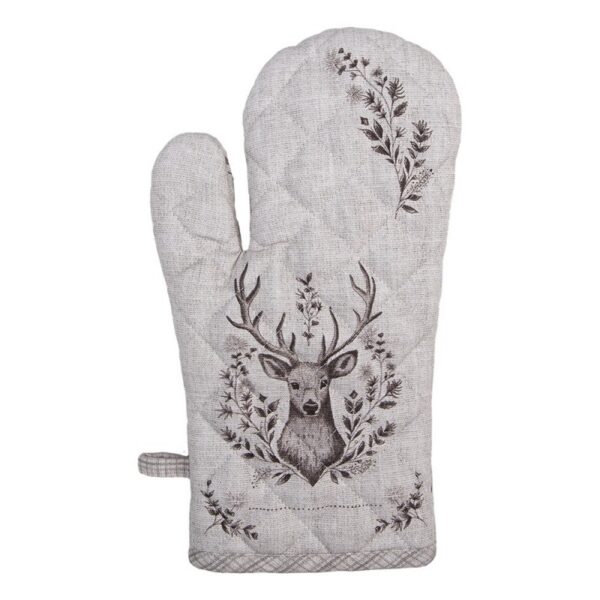 Ovenwant 18x30 cm Beige Katoen Hert