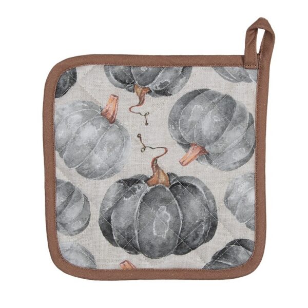 Pannenlap 20x20 cm Grijs Katoen Pompoen