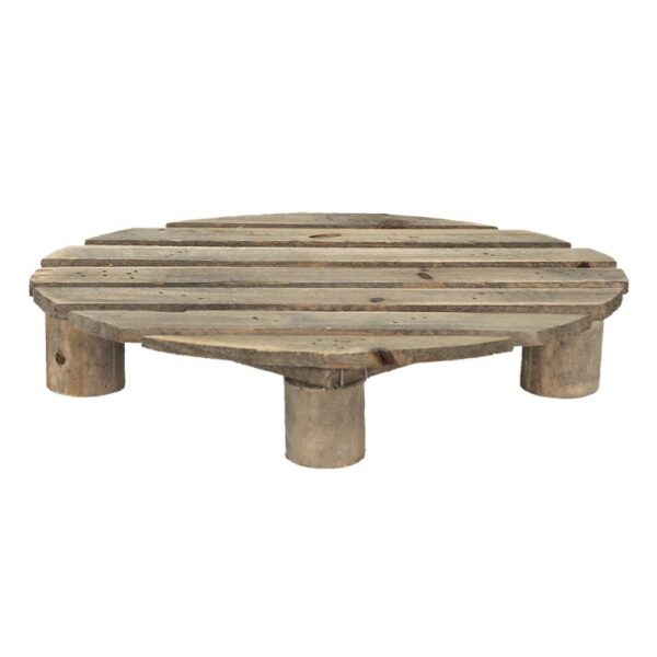 Plantentafeltje 30x24x6 cm Bruin Hout Plantenstandaard