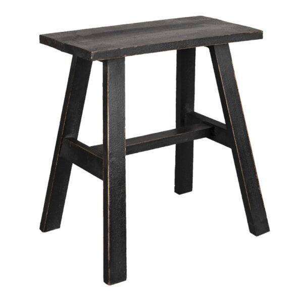 Plantentafeltje 42x28x43 cm Zwart Hout Plantenstandaard