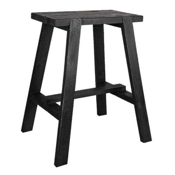 Plantentafeltje 50x39x58 cm Zwart Hout Plantenstandaard