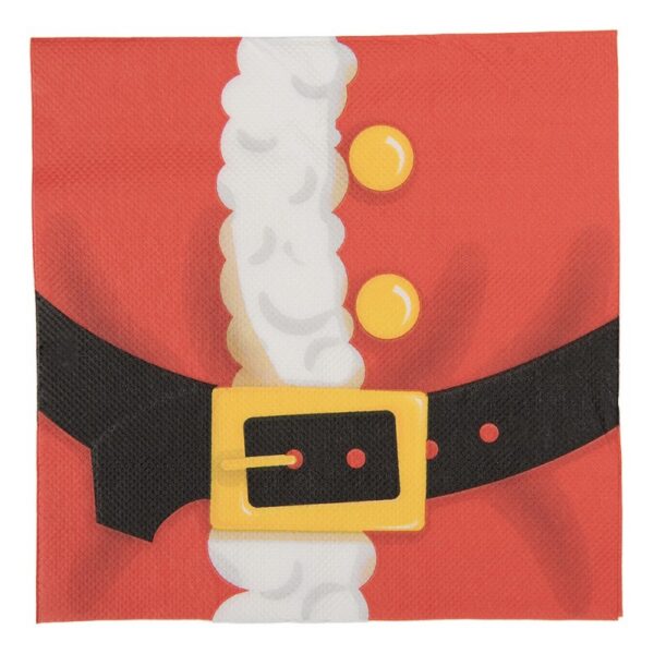Servetten Papier Set van 20 33x33 cm Rood Papier