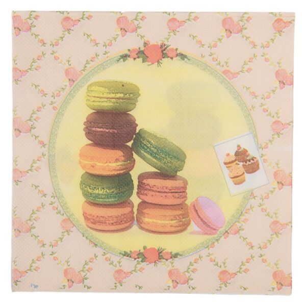 Servetten Papier Set van 20 33x33 cm Roze Papier