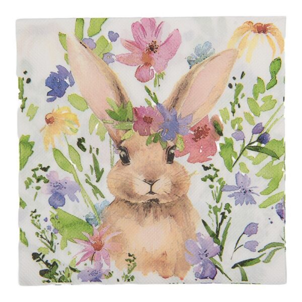 Servetten Papier Set van 20 33x33 cm Wit Papier
