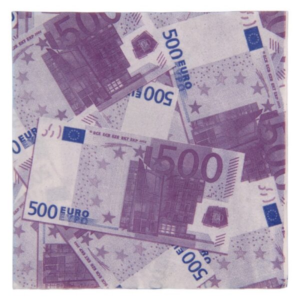 Servetten Papier Set van 20 33x33 cm Wit Papier