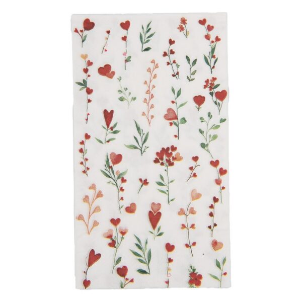 Servetten Papier Set van 20 33x40 cm Wit Papier