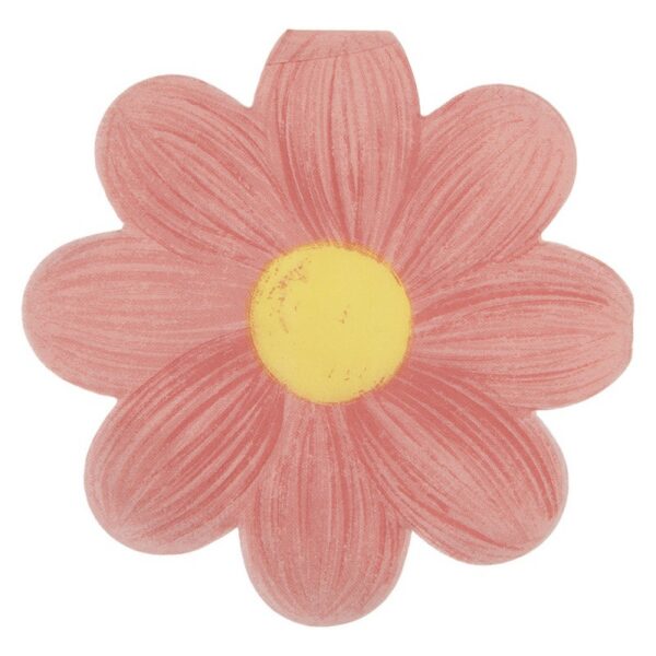 Servetten Papier Set van 20 Bloem 33x33 cm Roze Papier