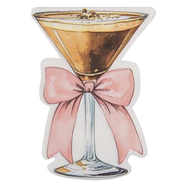 Servetten Papier Set van 20 Wijnglas 33x33 cm Roze Papier