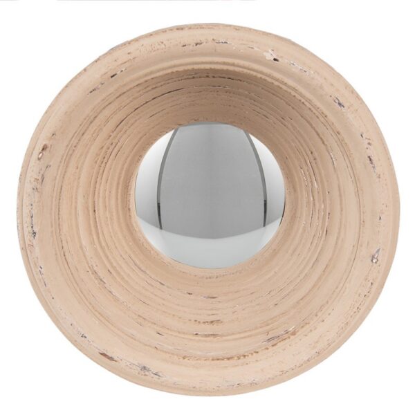Spiegel Ø 19 cm Beige Kunststof Grote Spiegel