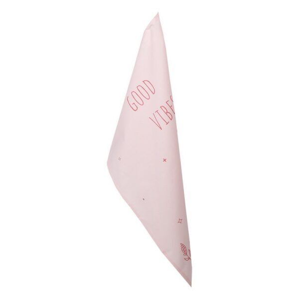 Theedoek 47x70 cm Roze Katoen Bloemen Keukenhanddoek