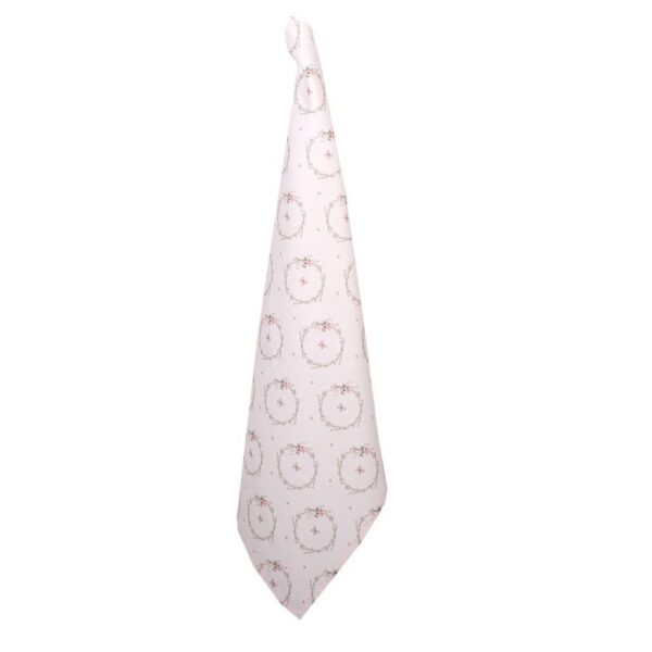 Theedoek 50x70 cm Roze Katoen Konijn Keukenhanddoek