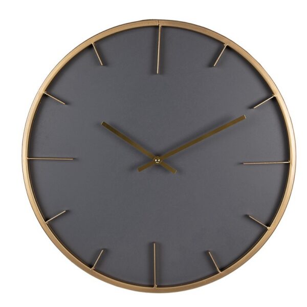 Wandklok O 45 cm Grijs Mdf Muurklok