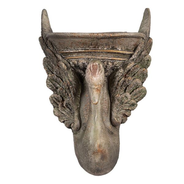 Bloempot 30x15x43 cm Bruin Keramisch materiaal Zwaan