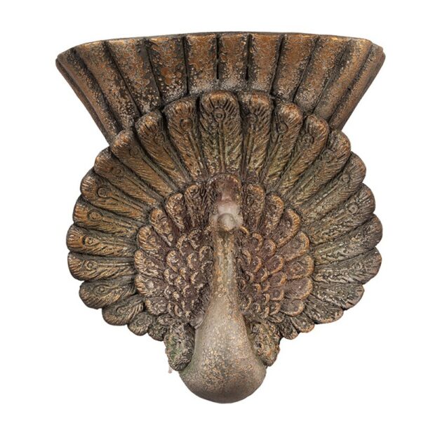 Bloempot 36x12x39 cm Bruin Keramisch materiaal Pauw