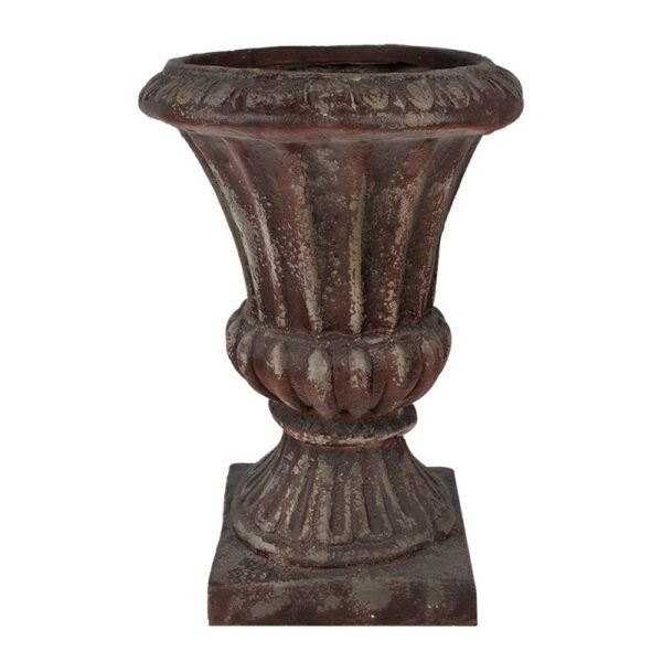 Bloempot 40x40x52 cm Bruin Magnesium (MGO) Plantenhouder