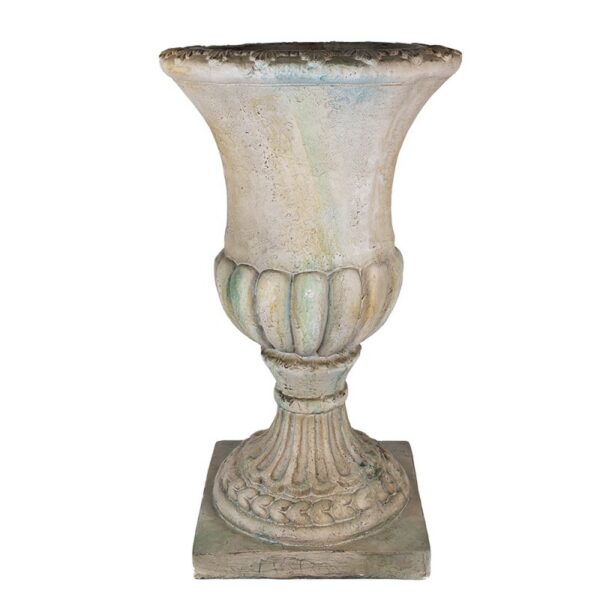 Bloempot 44x44x75 cm Groen Beige Magnesium (MGO) Plantenhouder