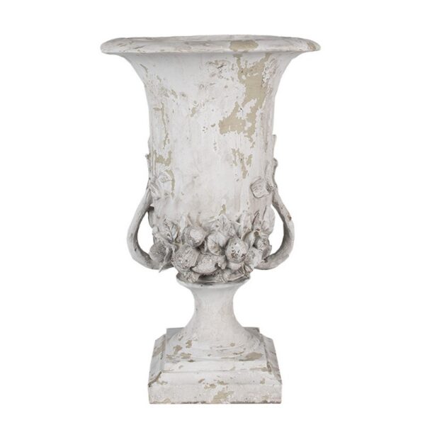 Bloempot 46 cm Beige Polyresin Decoratie Vaas