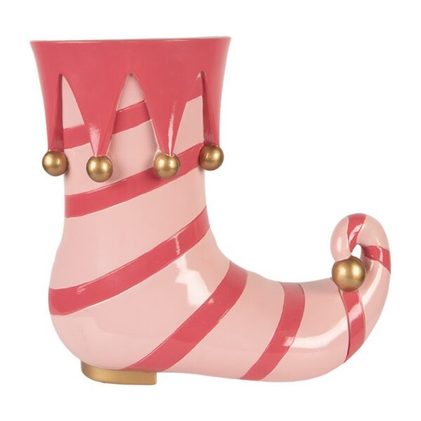 Bloempot Laars 35x17x32 cm Roze Kunststof