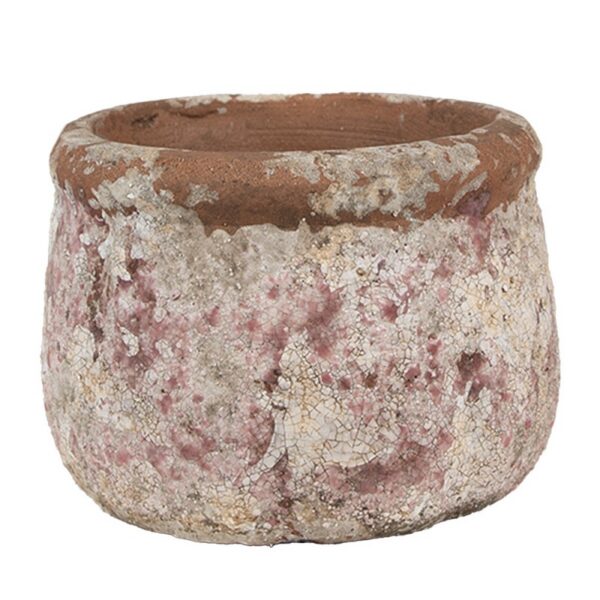 Bloempot Ø 13x9 cm Beige Terracotta