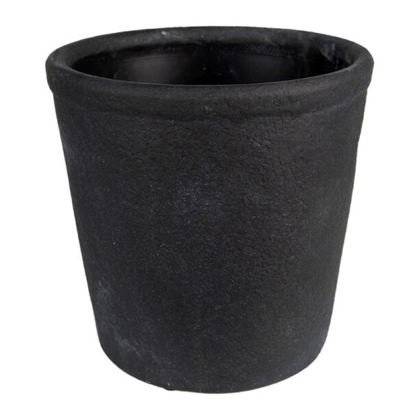 Bloempot Ø 16x16 cm Grijs Keramiek Bloempot Binnen