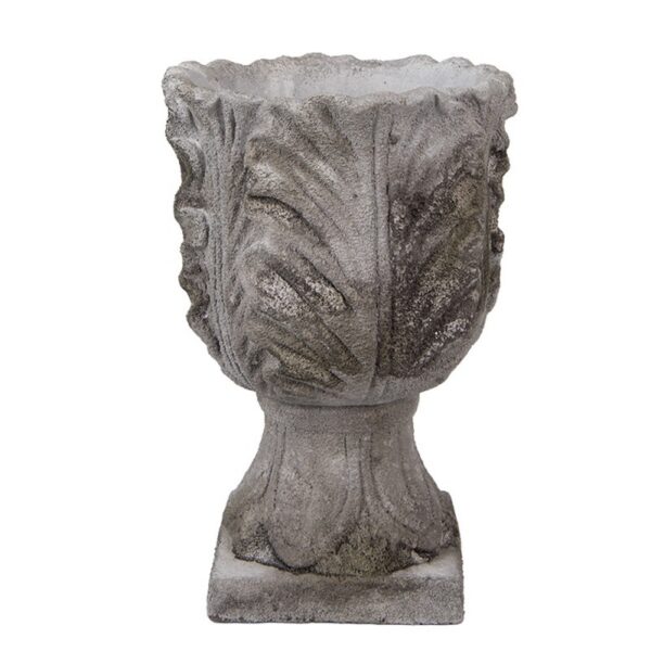 Bloempot Ø 16x24 cm Grijs Steen