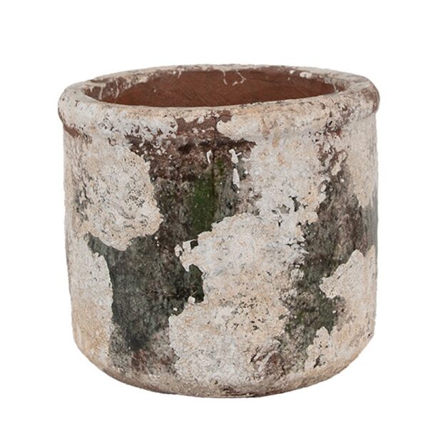 Bloempot Ø 17x15 cm Beige Groen Terracotta