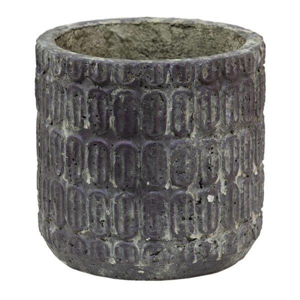 Bloempot Ø 17x16 cm Bruin Beton Bloempot Binnen